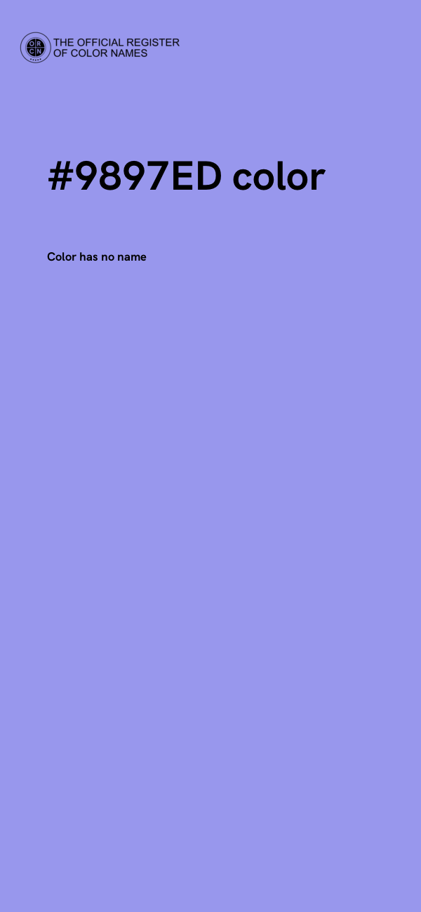 #9897ED color image