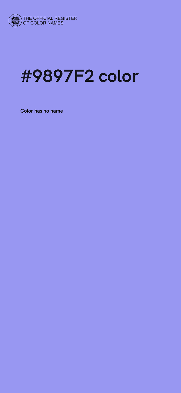 #9897F2 color image