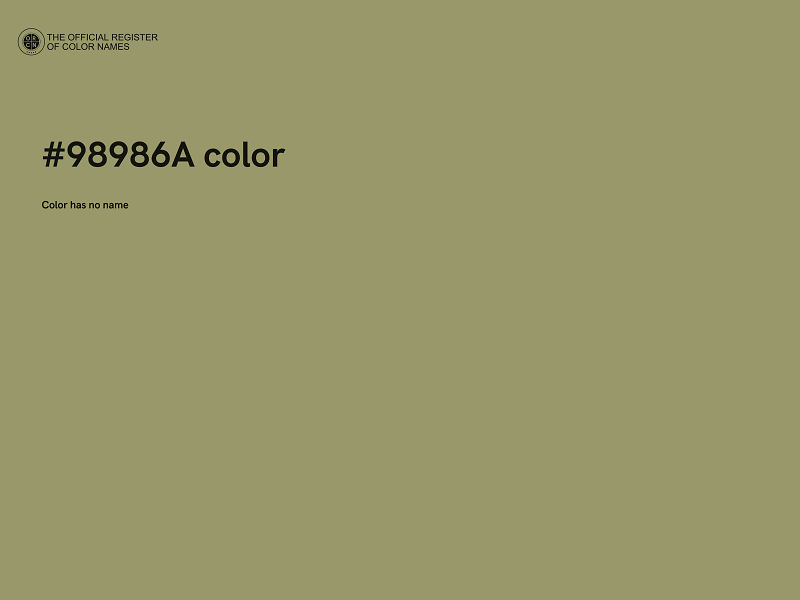 #98986A color image