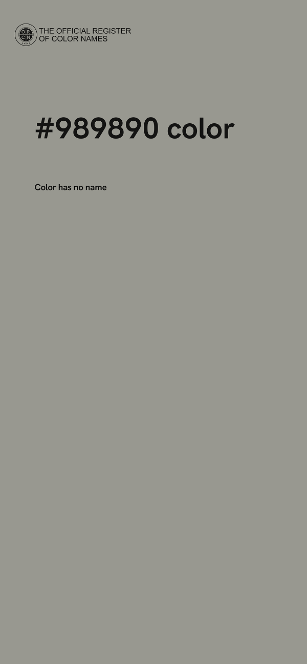 #989890 color image