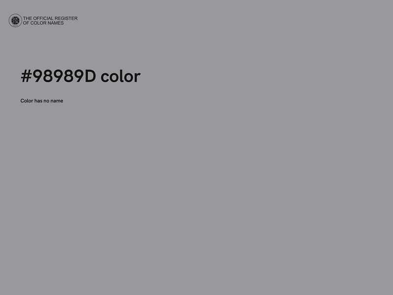 #98989D color image