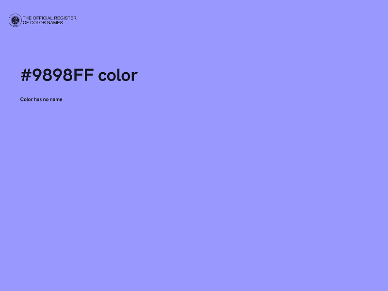 #9898FF color image