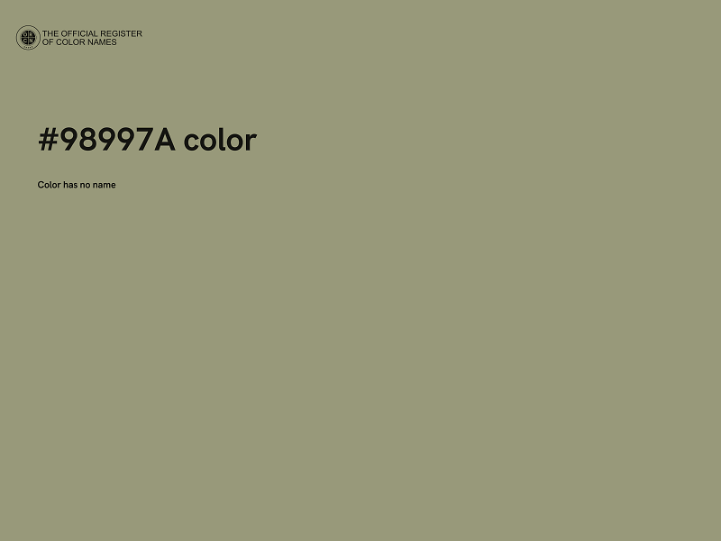 #98997A color image