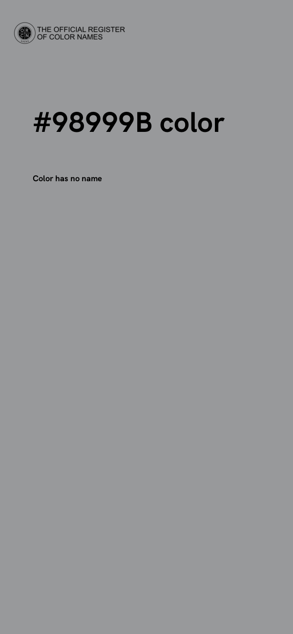 #98999B color image
