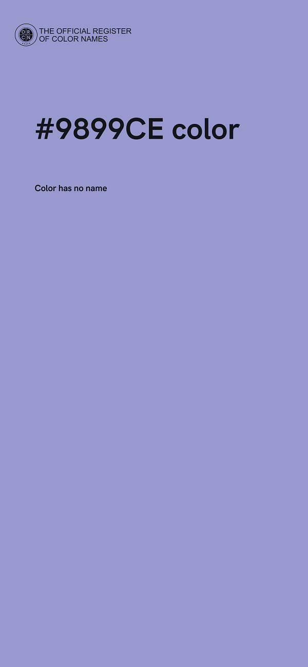 #9899CE color image