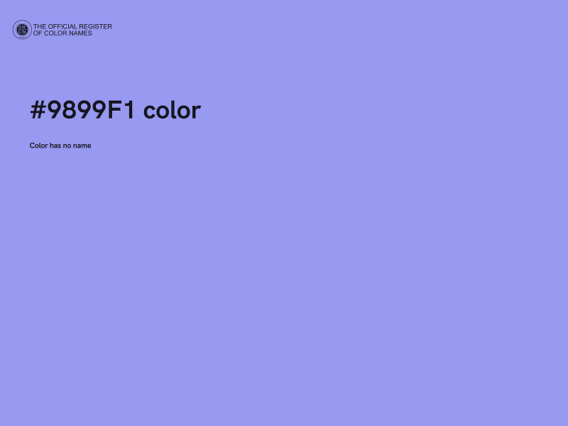 #9899F1 color image