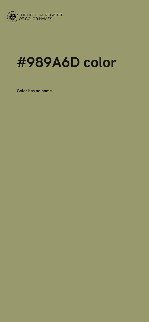 #989A6D color image