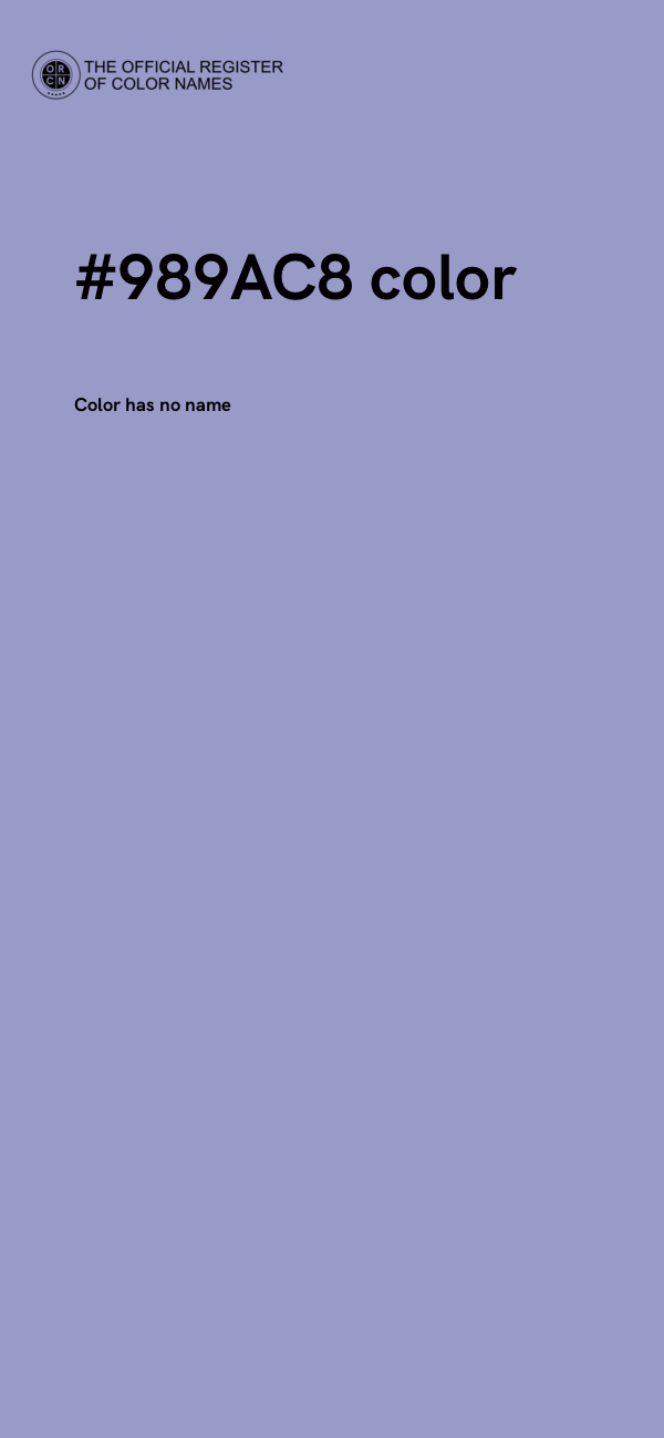 #989AC8 color image