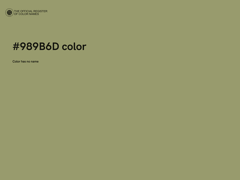 #989B6D color image