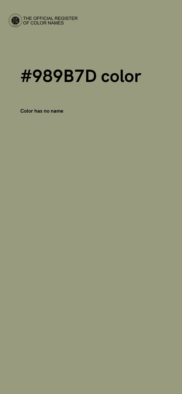 #989B7D color image