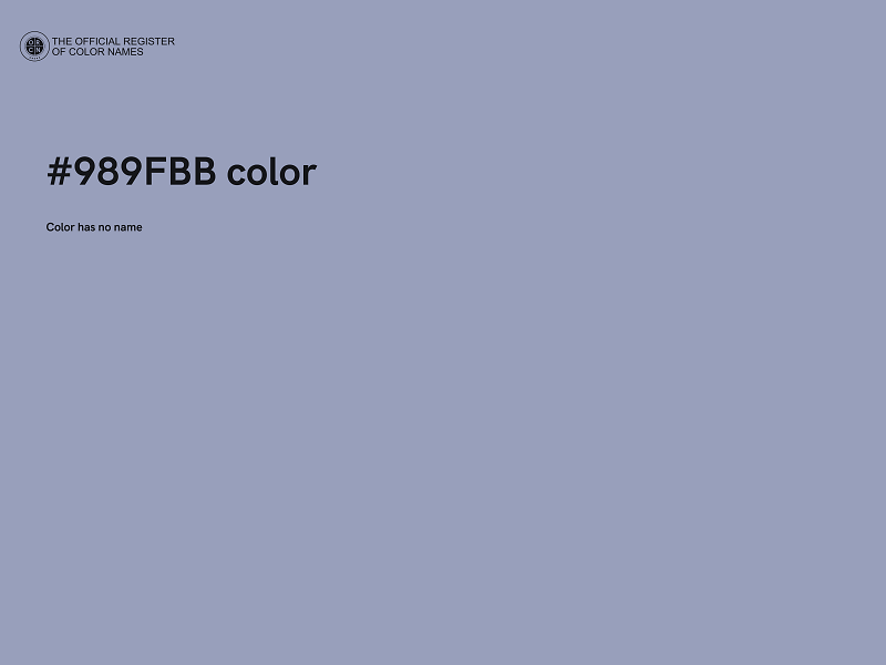 #989FBB color image