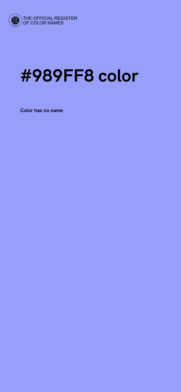 #989FF8 color image