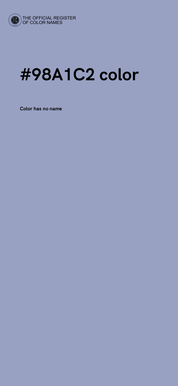 #98A1C2 color image