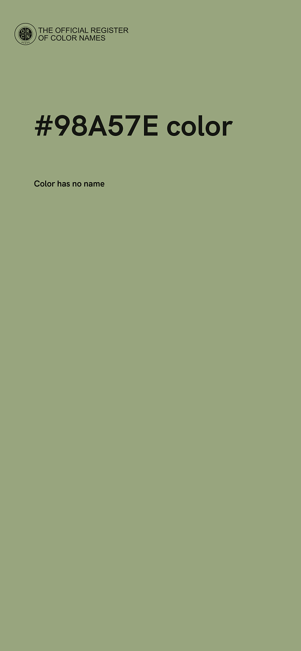 #98A57E color image
