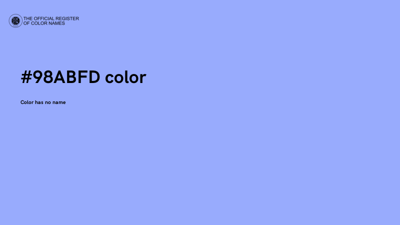 #98ABFD color image