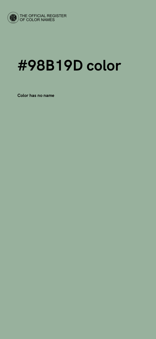 #98B19D color image