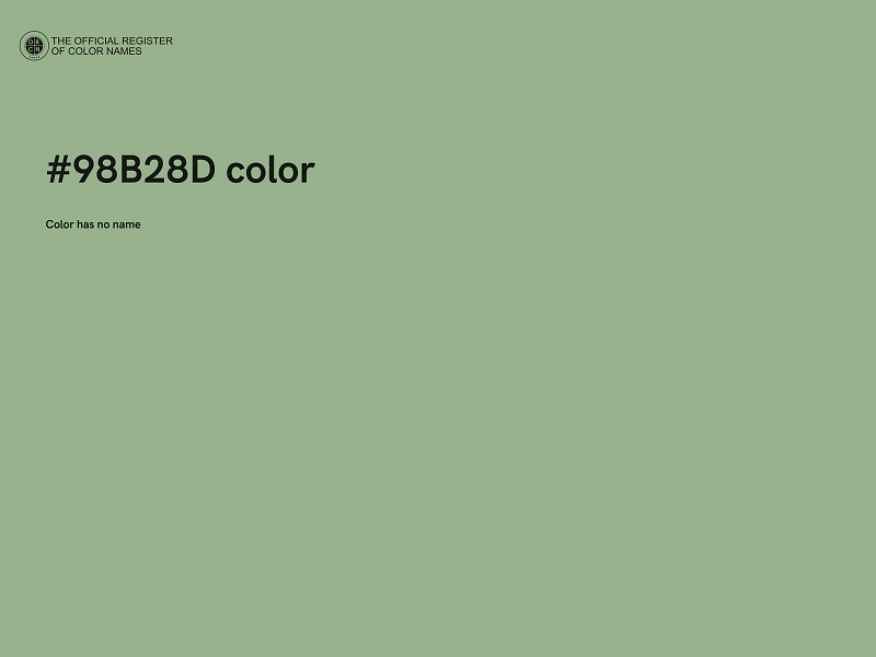 #98B28D color image