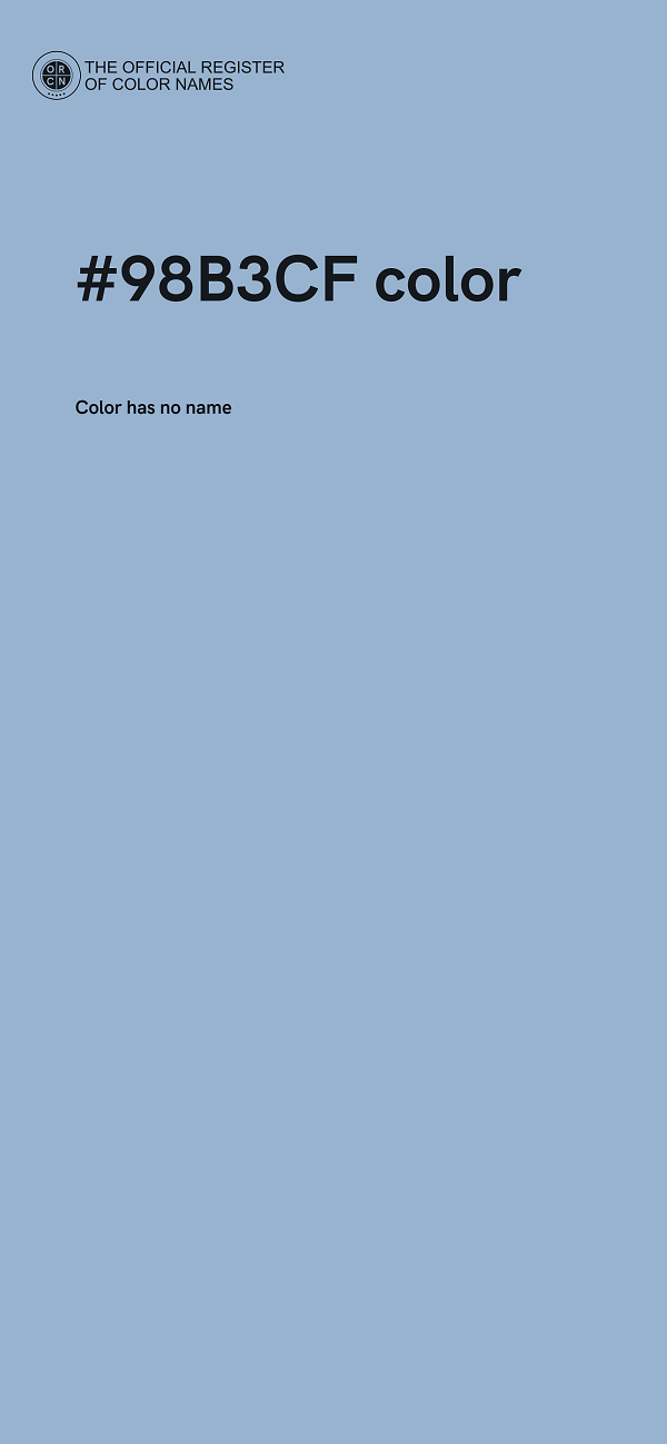 #98B3CF color image