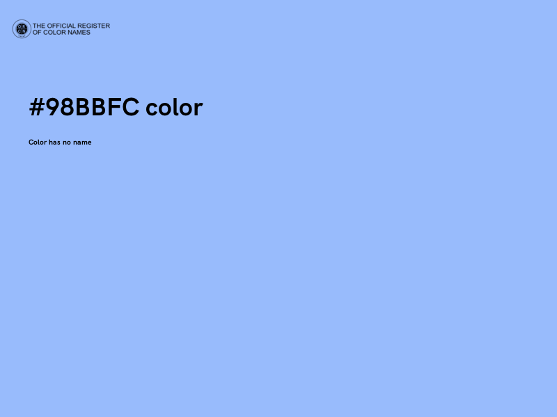 #98BBFC color image