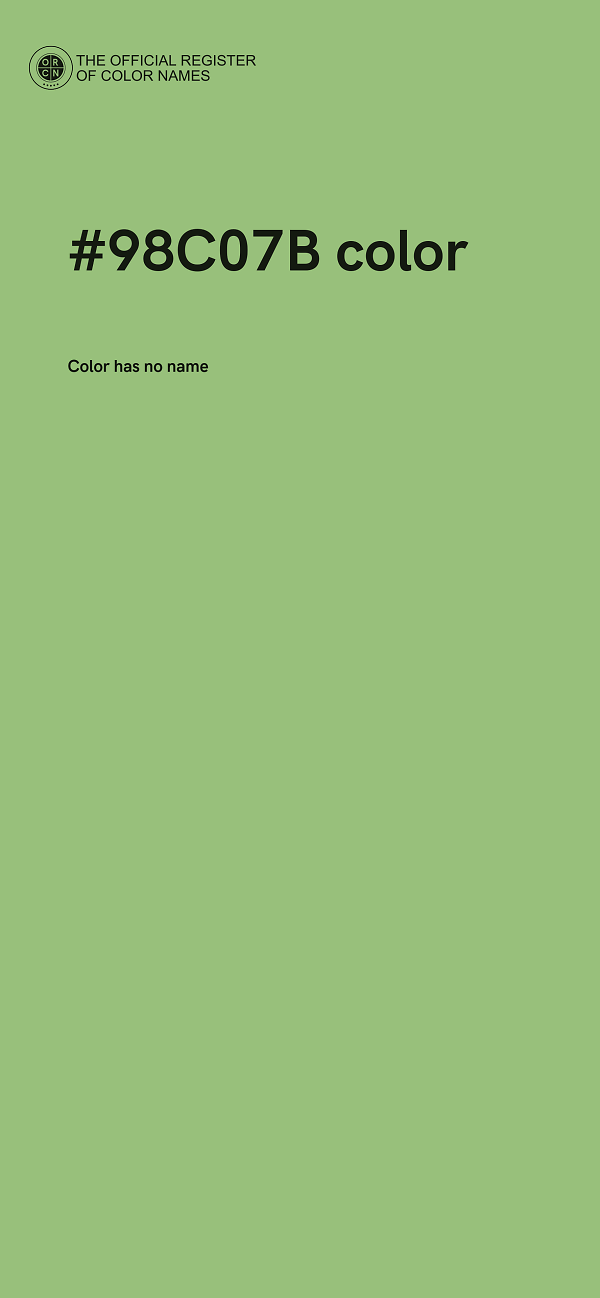 #98C07B color image