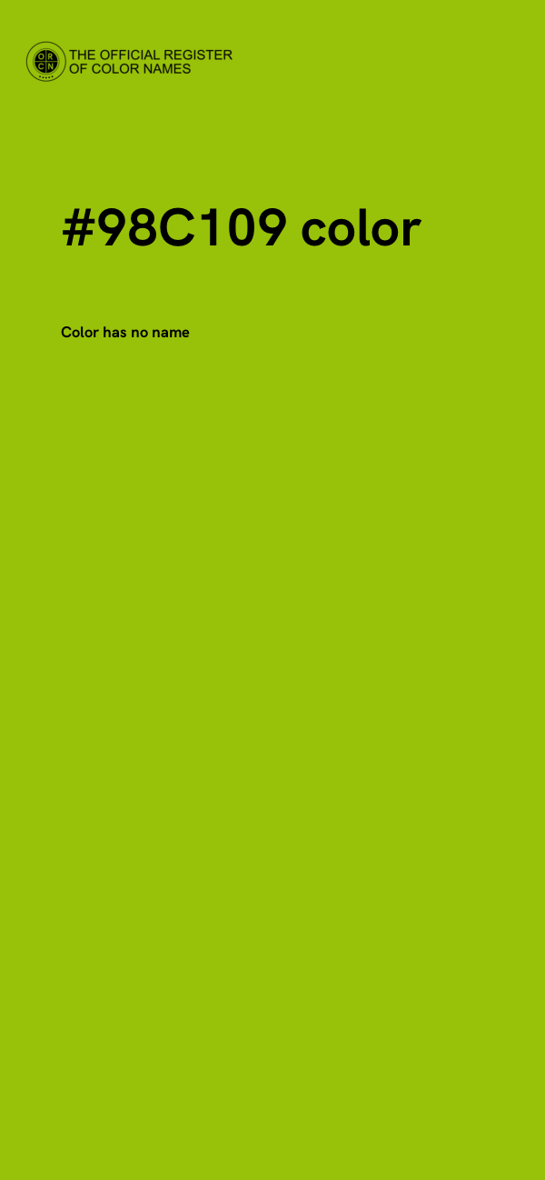 #98C109 color image