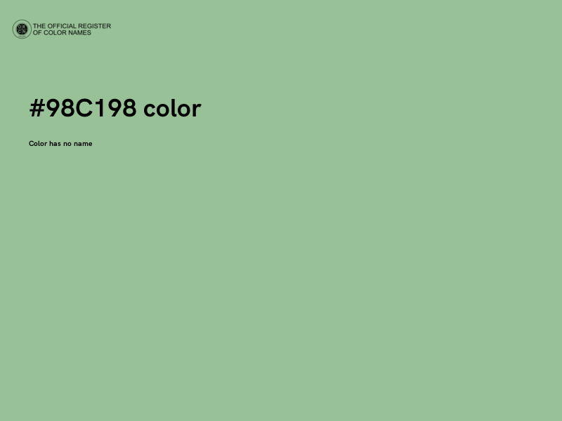 #98C198 color image