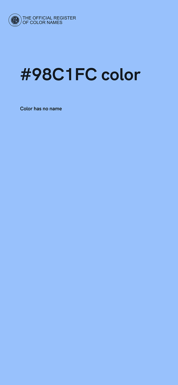#98C1FC color image