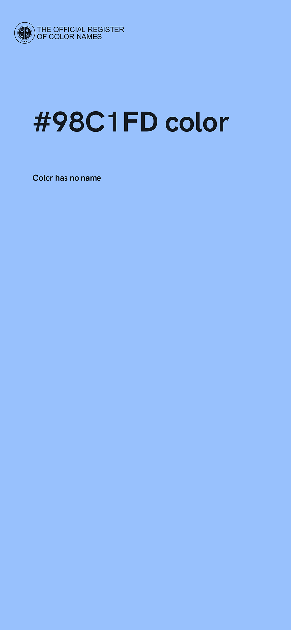 #98C1FD color image