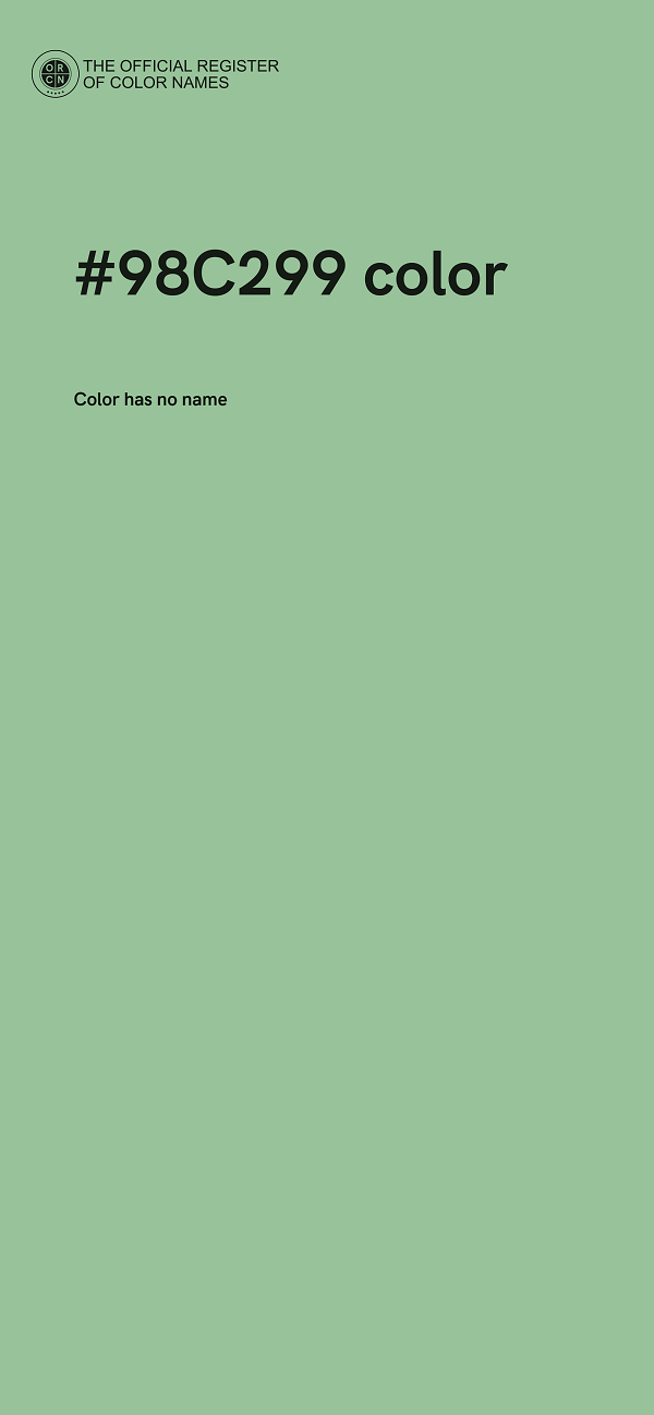 #98C299 color image