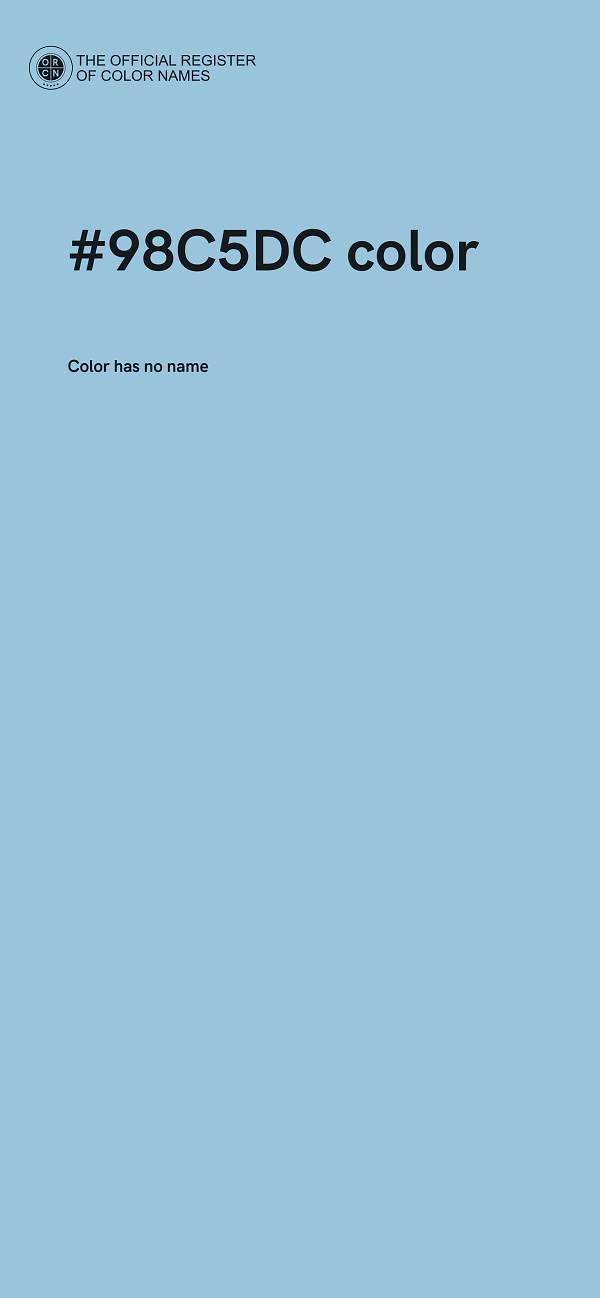 #98C5DC color image