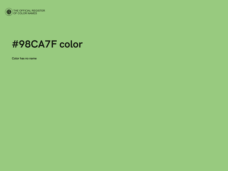 #98CA7F color image