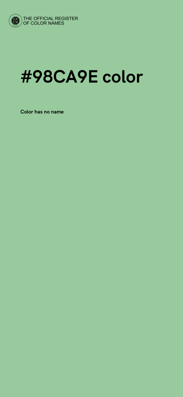 #98CA9E color image