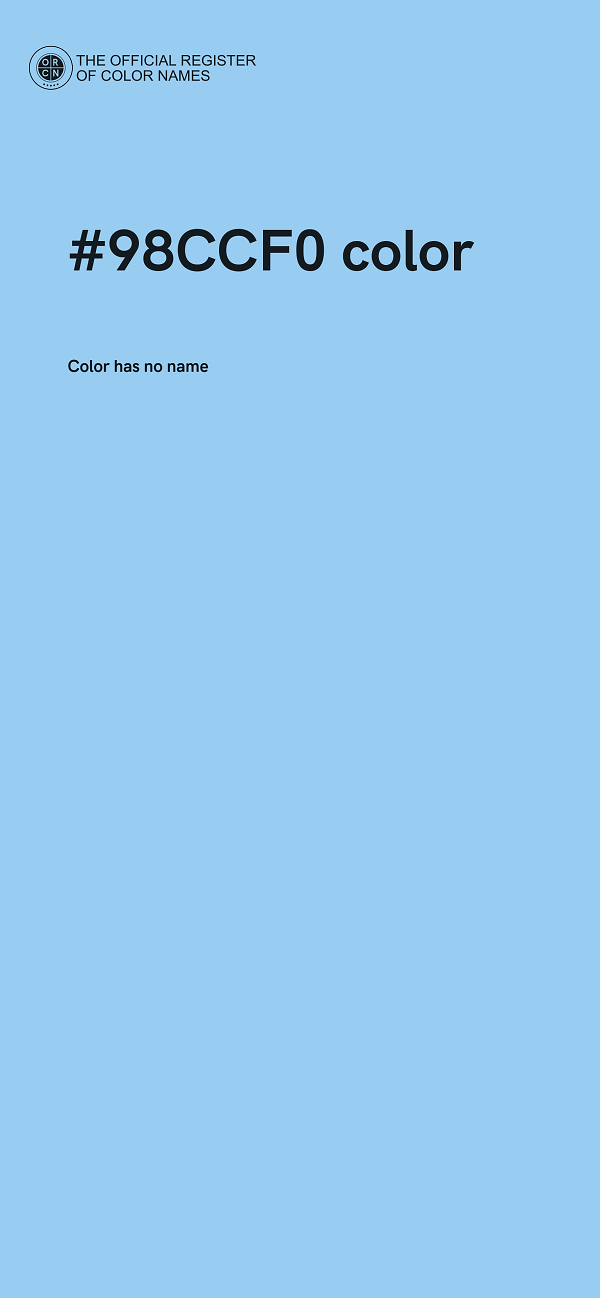 #98CCF0 color image