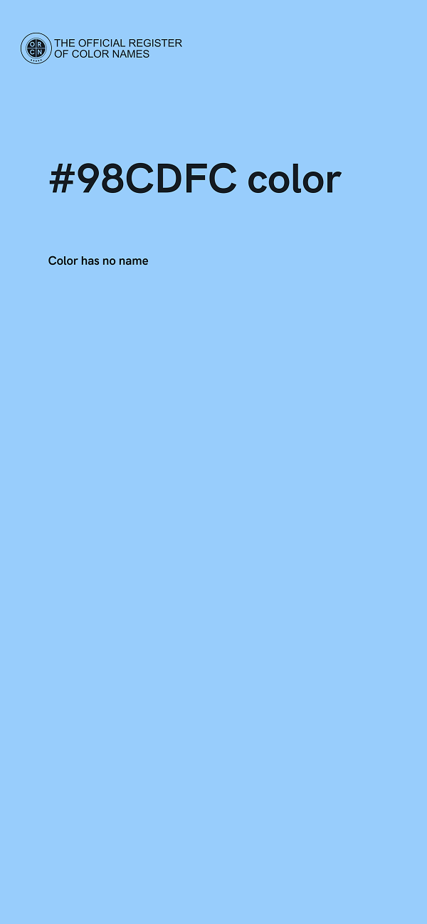 #98CDFC color image