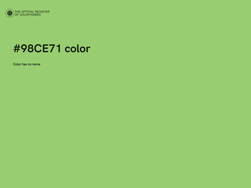 #98CE71 color image