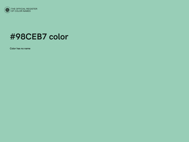 #98CEB7 color image