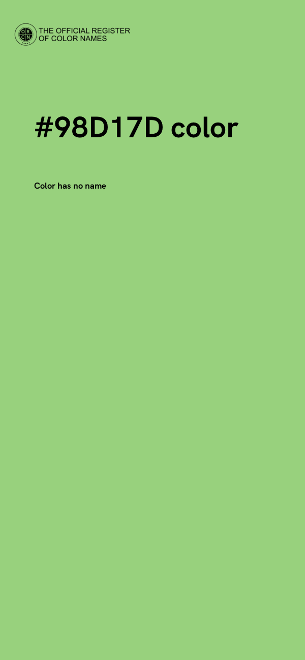 #98D17D color image
