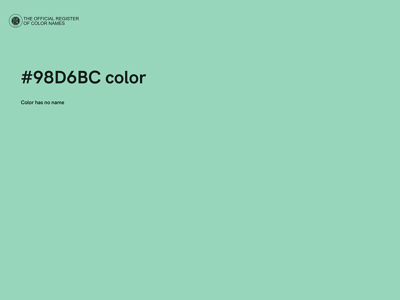 #98D6BC color image