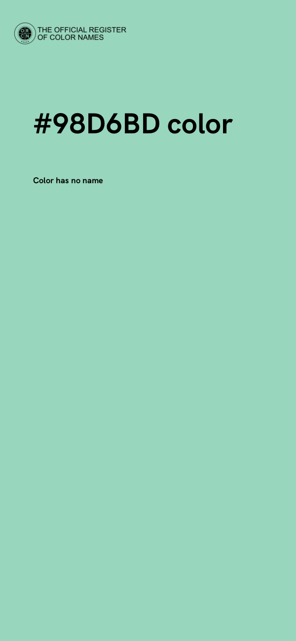 #98D6BD color image