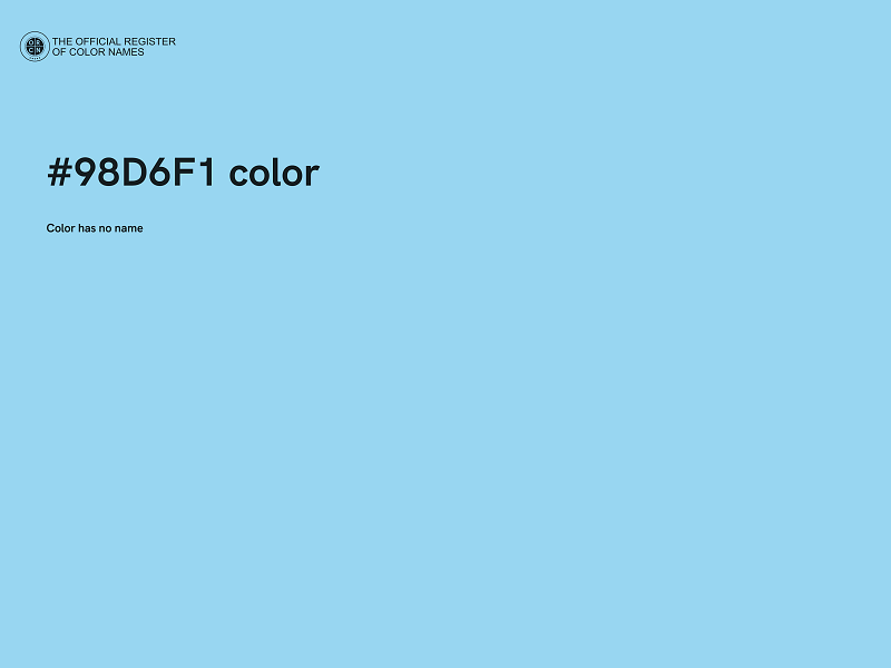 #98D6F1 color image