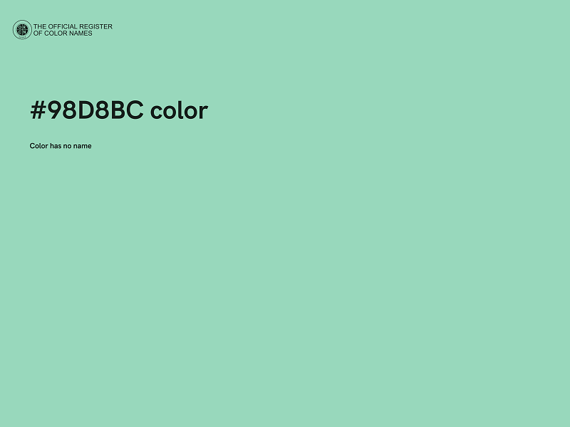 #98D8BC color image