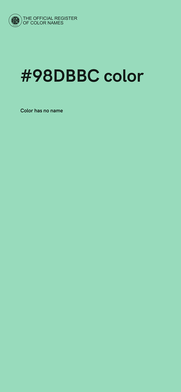 #98DBBC color image