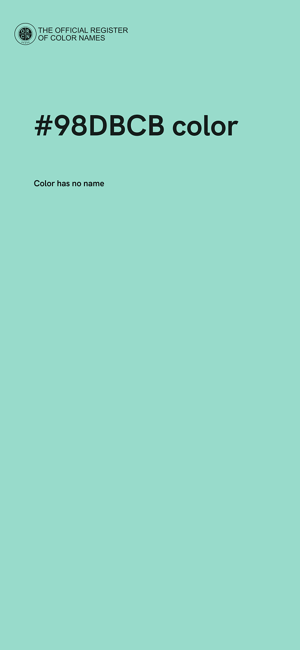 #98DBCB color image