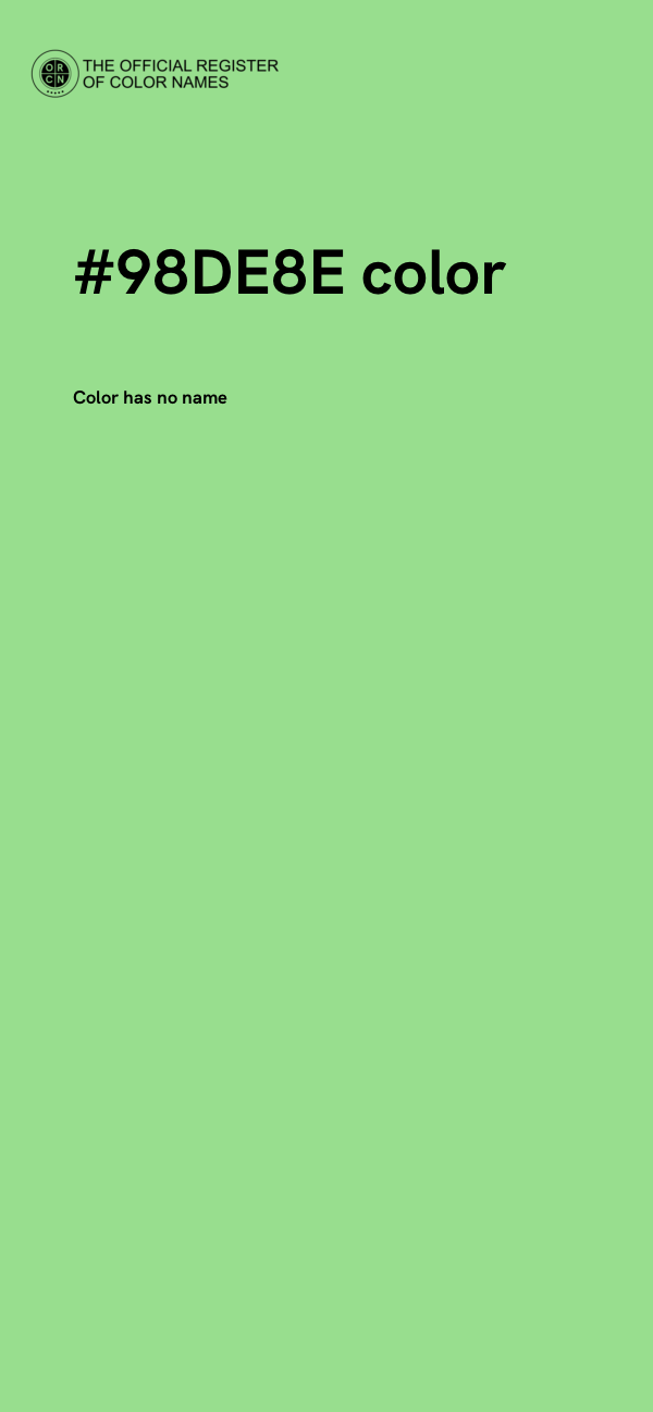 #98DE8E color image