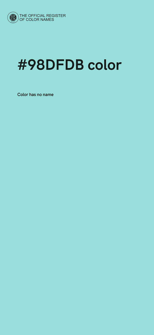 #98DFDB color image