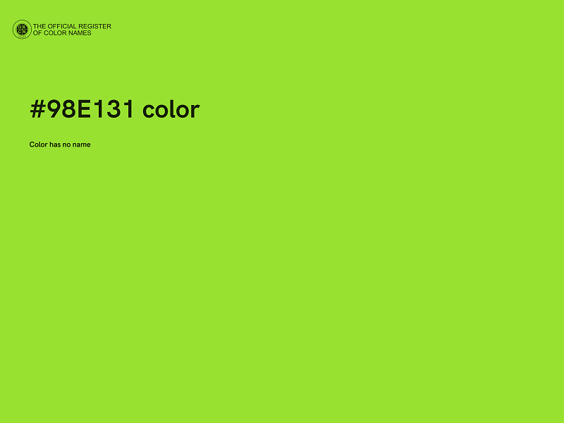 #98E131 color image