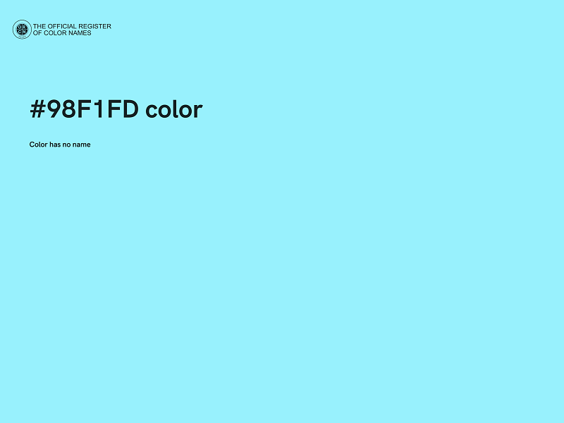 #98F1FD color image