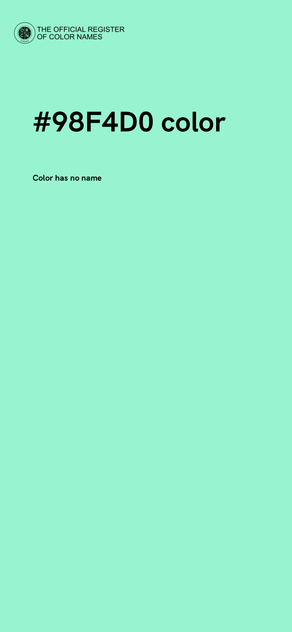 #98F4D0 color image