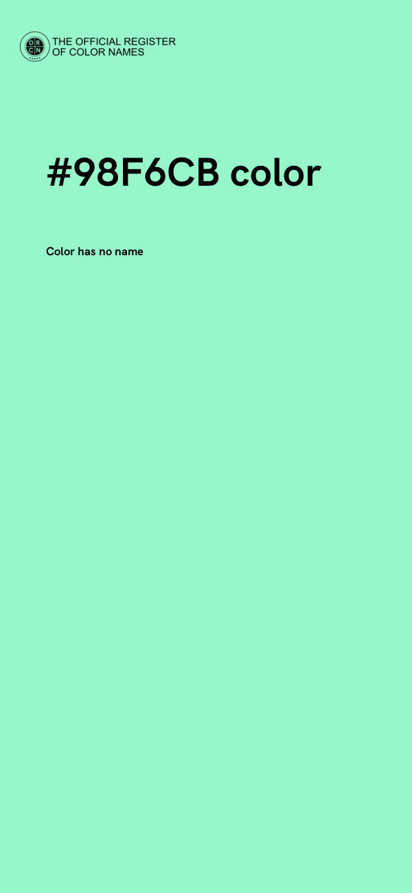 #98F6CB color image