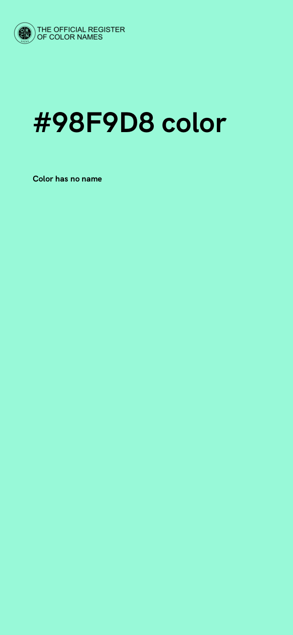 #98F9D8 color image